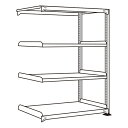 【ポイント10倍】【直送品】 サカエ ラークラック(150KG/段・連結・高さ1800MM・4段) RLS-1714R (198333) 【大型】