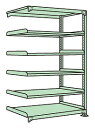  サカエ 中軽量棚NE型（200kg／段・連結・H2100mm・6段） NE-2346R (204585) 