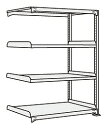  サカエ 中軽量棚NEW型連結（200kg／段・H1800mm・4段） NEW-1144R (204676) 