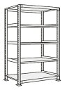 【直送品】 サカエ 中軽量棚NEW型単体(200KG/段・H2100MM・5段) NEW-2715 (204845) 【特大・送料別】(3)