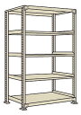  サカエ 中軽量棚NEW型単体（200kg／段・H1800mm・5段） NEW-1355 (208754) 