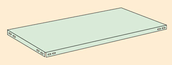 【直送品】 サカエ 中量棚B型用オプション棚板セット B-124N (185155) 【特大・送料別】