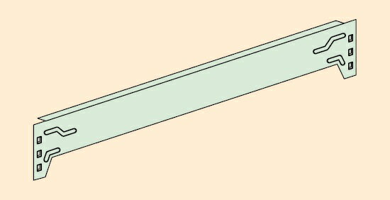 【直送品】 サカエ 中量棚B型用オプションビーム B-18P (185127) 【特大・送料別】 1