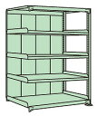 【ポイント5倍】【直送品】 サカエ 中軽量棚PML型パネル付(250KG/段・連結・5段タイプ) PMLG-1565R (183483) 【特大・送料別】(3)