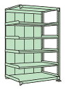 【直送品】 サカエ 中軽量棚PML型パネル付(250KG/段・連結・6段タイプ) PMLG-2346R (183535) 【特大・送料別】(3)