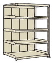 【ポイント5倍】【直送品】 サカエ 中軽量棚PMLW型パネル付(250KG/段・連結・5段) PMLW-2125R (197365) 【特大・送料別】