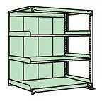 【ポイント10倍】【直送品】 サカエ 中量棚PB型パネル付(500KG/段・連結・4段タイプ) PBG-1164R (185272) 【特大・送料別】