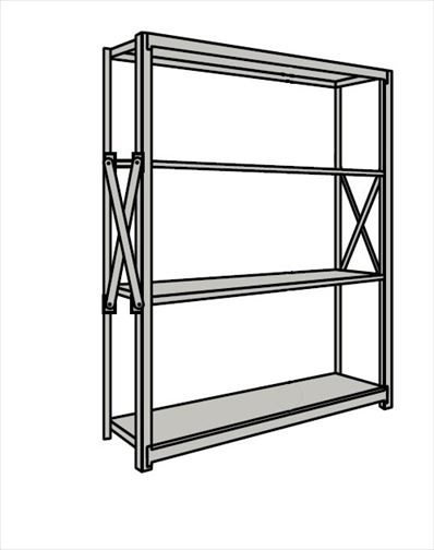 【組立式】 【組立費別途】 《商品説明》●組立ては、差し込むだけの簡単組立。《商品スペック》●寸法：W1800×D750×H2100mm●段数：4段●耐荷重(棚1段当り)：1000kg●耐荷重(棚1連当り)：5000kg●本体色：ホワイトグレー●メーカー名：サカエオリジナルブランド●掲載カタログ：SAKAE2023総合カタログ840ページ《商品情報》●棚板は25MMピッチで調整可能●付属品：アンカーボルト(M12×70mm)付●注意事項：棚板段数は、天棚及び底棚を含みます。【配送料について】●こちらの商品はお届け先により配送料が異なります。●また、荷降ろしの為フォークリフト等の設備が必要な場合がございます。●ご注文後にメールにてご案内させて頂きます。※事前にお問合せ頂いても構いません。【お支払い方法について】●こちらの商品はメーカーからの直送となります。代金引換のお支払い方法はご利用になれません。●代金引換にてご注文頂いた場合はご注文をキャンセルとさせて頂く場合がございますので予めご了承下さいませ。【組立式】 【組立費別途】 《商品説明》●組立ては、差し込むだけの簡単組立。《商品スペック》●寸法：W1800×D750×H2100mm●段数：4段●耐荷重(棚1段当り)：1000kg●耐荷重(棚1連当り)：5000kg●本体色：ホワイトグレー●メーカー名：サカエオリジナルブランド●掲載カタログ：SAKAE2023総合カタログ840ページ《商品情報》●棚板は25MMピッチで調整可能●付属品：アンカーボルト(M12×70mm)付●注意事項：棚板段数は、天棚及び底棚を含みます。