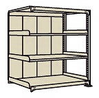 【ポイント10倍】【直送品】 サカエ 中量棚PBW型パネル付(500KG/段・連結・4段タイプ) PBW-9564R (197683) 【特大・送料別】