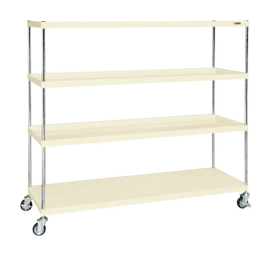 【ポイント10倍】【直送品】 サカエ ニューCSパールキャスターラック(ゴム車) CSPRA-2314URI (177545) 【大型】