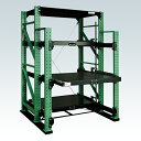 【ポイント10倍】【直送品】 サカエ スライドラック フルストロークタイプ(1000kg・単体) NSDR-14FTG (188084) 【特大・送料別】
