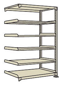 【ポイント10倍】【直送品】 サカエ 高耐食性めっき中量棚(300KG/段・連結・6段) MB-3326R (206305) 【特大・送料別】