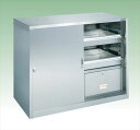 【ポイント5倍】【直送品】 サカエ ステンレス薬品保管庫 SU-110SB (083130) 【大型】