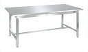 【直送品】 サカエ ステンレス作業台(ステンレスカブセ天板) SUS4-157PC (081423) 【大型】(3)
