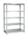 【ポイント5倍】【直送品】 サカエ ステンレスラック(固定式・SUS430) SLN-1255SU4 (082634) 【大型】