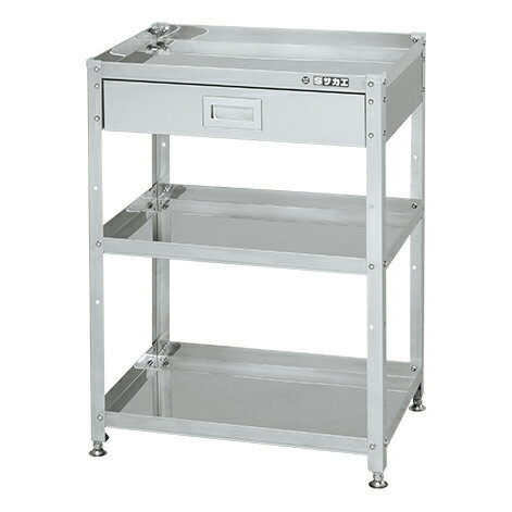 【直送品】 サカエ ステンレススペシャルワゴン(固定式)SUS430 SN4-6083A (084444) 【大型】