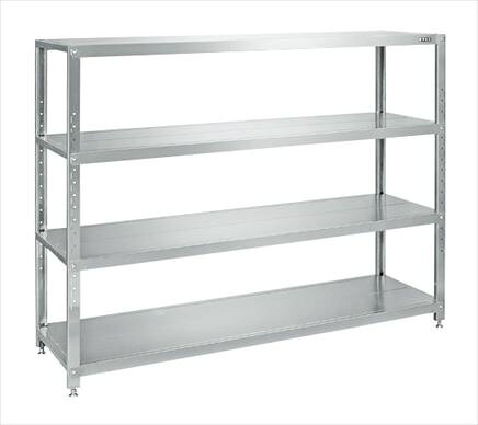 【ポイント10倍】【直送品】 サカエ ステンレスサカエラック(固定タイプ) STN2-1212SU4 (087138) 【大..