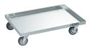 【ポイント5倍】【直送品】 サカエ ステンレスコンテナ台車(SUS430・エラストマー車) SO-50DSU4 (085091)(3)