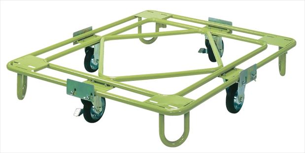 【直送品】 サカエ 自在移動回転台車(中量型) RB-4G (211936) 【大型】