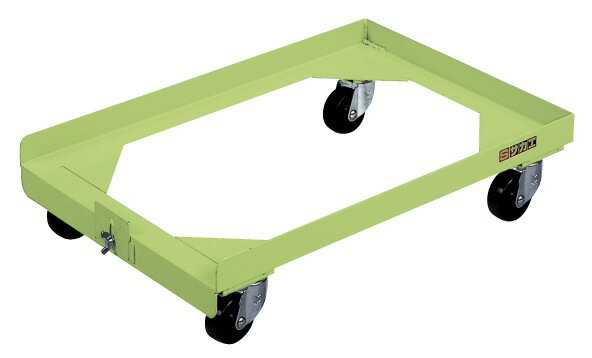 【ポイント5倍】【直送品】 サカエ コンテナ台車(200KGタイプ・グリーン) S-5DG (218935) 【送料別】(2)