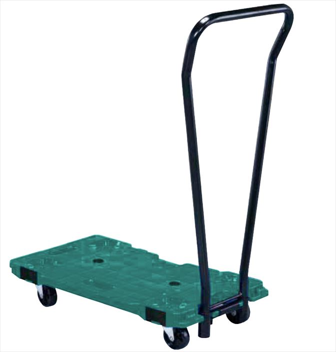 【直送品】 サカエ サカエ連結キャリー 取手付(4輪自在タイプ) SCR-750NGRT (211905) 【特大・送料別】