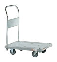 【ポイント10倍】【直送品】 サカエ 樹脂ハンドカー(取手固定式・サイレントキャスター) SHN-10KS (210921) 【大型】