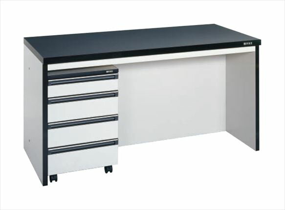 【ポイント10倍】【直送品】 サカエ サイド実験台(キャビネットワゴン1台付) ST-12HA (101244) 【大型】