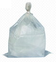 【ポイント5倍】ノーブランド 土のう袋 クリアー 輸入 400枚入 clear