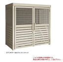 【ポイント10倍】【直送品】 四国化成 ゴミストッカーAMR1型(開き戸式) LGAMR1T-GU2020SC 【受注生産品】 【大型】(3)