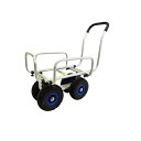 【直送品】 シンセイ 伸縮アルミハウスカー TC4503AL-PU 10インチノーパンクタイヤ 《運搬車》 【大型】