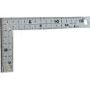 【ポイント5倍】シンワ測定(株) シンワ 曲尺 厚手広巾シルバ-15Cm 表裏同目マグネット付 10435 (411-1028) 《曲尺》(4)