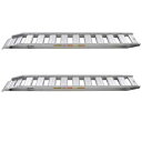 【直送品】 昭和ブリッジ アルミブリッジ (セーフベロタイプ) GP-285-40-2.0S (2.0t/2本セット) 【大型】