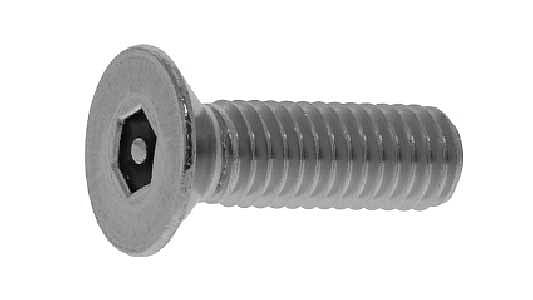 SUNCO ステンレス(303、304、XM7等) ピン六角・皿小ねじ 【5個入】 SUSピン6カクアナ(サラコ 3x20