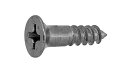 SUNCO ステンレス(303、304、XM7等) BK(SUS黒染め) (+)皿木ねじ 【6個入】 BKステン(+)サラモクネジ 4.1x25