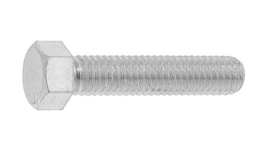 SUNCO 三価ホワイト 六角ボルト(全(ウィット 【2個入】 3カ-W6カクBT(ゼン 3/8X50