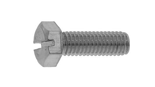 SUNCO 黄銅 ニッケル (-)六角ボルト(全ねじ) 【1個入】 ニッケルBS(-)6カクBT(ゼン 8x30