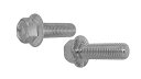 SUNCO 三価ホワイト (4)フランジボルト(S付(細目 【1個入】 3カ-W4)フランジBT(Sツキホソメ10X30P1.25
