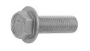 SUNCO 三価ホワイト 7)フランジボルト(1種S無細目 【1個入】 3カ-W7)フランジBT(1シュSナシ10X30P1.25