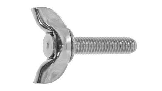 SUNCO ステンレス(303、304、XM7等) プレス蝶ボルト(OPG 【1個入】 SUSプレスWBT(D=22(OPG 5x10