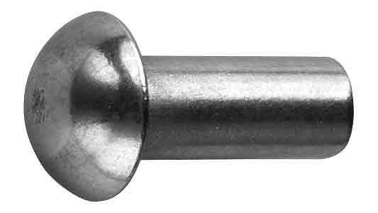 SUNCO ユニクロ 丸リベット 【10個入】 ユニクロマルリベット 4x22