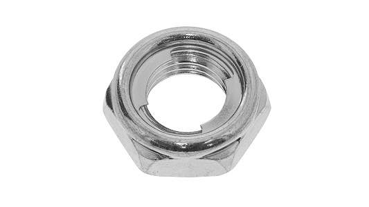 SUNCO 三価ホワイト Uナット(薄形(細目 【1個入】 3カ-WUナット(ウスガタ(ホソ1.5 M14(H=9.5