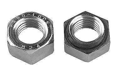 SUNCO S45C 三価ホワイト ハードロックナット(細目 【1個入】 3カ-WS45C(H)HLN(ホソメ M12X1.25