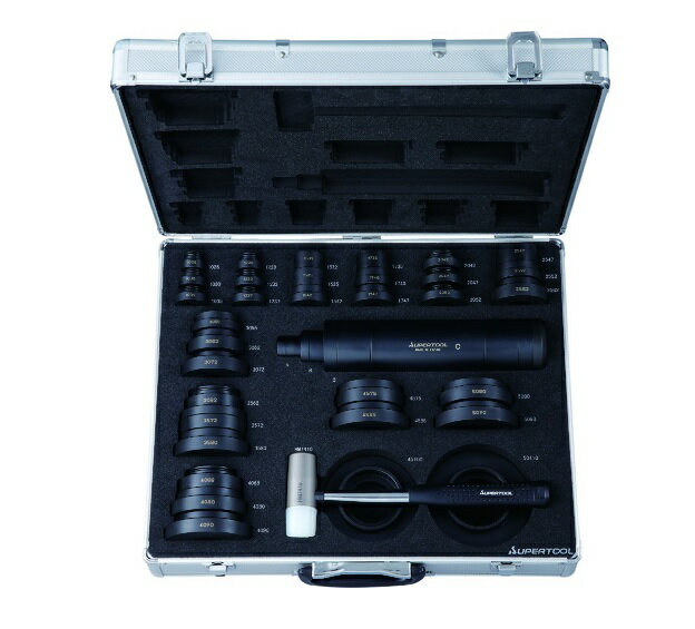 【ポイント5倍】【直送品】 スーパーツール ベアリング挿入工具セット BI50110S