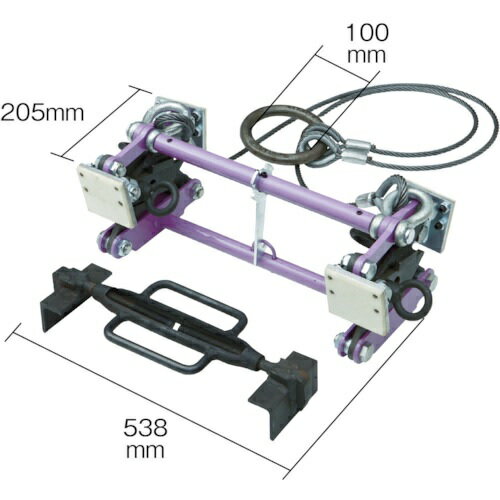 【直送品】 スーパーツール U字溝吊クランプ内張型(パッド式) BUC240N