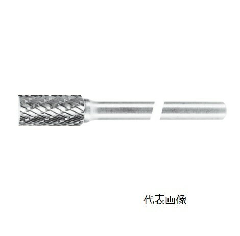 【直送品】 スーパーツール 超硬バーロングシャンク径6ミリ(円筒型)シングルカット(刃径12.7) SB1C08SL