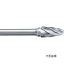 【直送品】 スーパーツール 超硬バーシャンク径6ミリ(砲弾型)アルミカット(刃径:6.0) SB3C01SA(4)