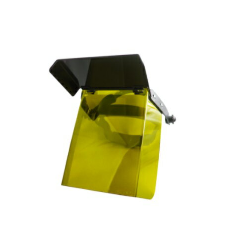 【ポイント5倍】【直送品】 スズキッド (SUZUKID) 防災面(黄) 遮光フィルター付 P-597