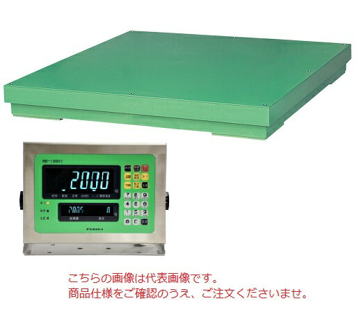 【直送品】 田中衡機 (TANAKA) フロアスケール(SS製シリーズ) TT-1.5 1000mmX1000mm (検定付)