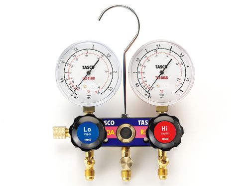イチネンTASCO R410A/R32サイトグラス付ゲージマニホールド TA122J