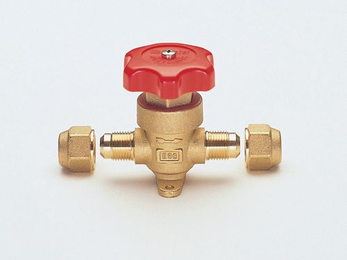 【ポイント10倍】イチネンTASCO パックレスバルブ(フレアナット付)1/4 TA280A